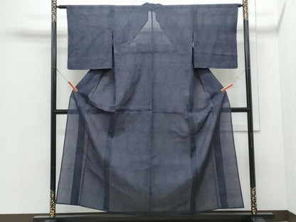 平和屋着物＊夏物　本場大島紬　夏大島　吉祥文　正絹　逸品　未使用　CABI1568th