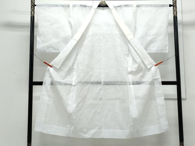 平和屋着物＊夏物　長襦袢　流水花紋紗　洗える着物　CABI1569th