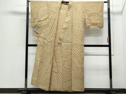 平和屋着物＊夏物　本場小千谷ちぢみ　吉祥文　麻　逸品　CABI1570th
