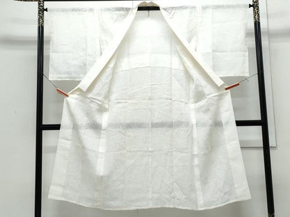 平和屋着物＊夏物　長襦袢　流水楓紋紗　麻　逸品　CABI1571th