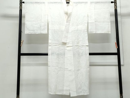 平和屋着物＊夏物　長襦袢　流水楓紋紗　麻　逸品　CABI1571th