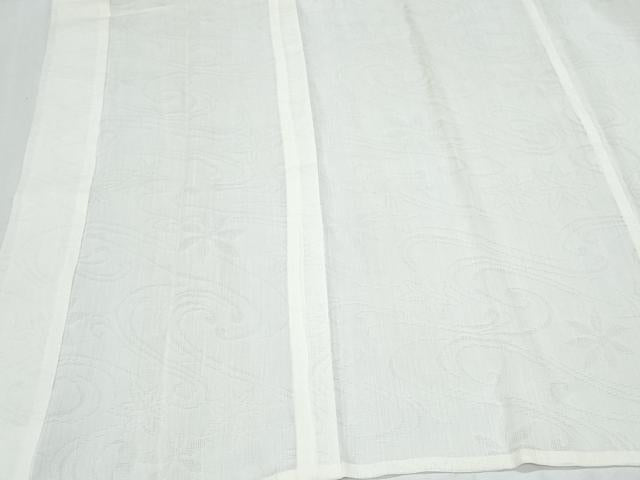 平和屋着物＊夏物　長襦袢　流水楓紋紗　麻　逸品　CABI1571th