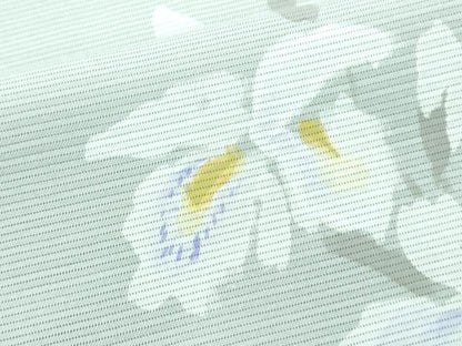平和屋着物＊夏物　訪問着　手描き　絽　草花文　正絹　逸品　CABI1580th