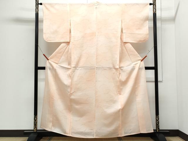 平和屋着物＊夏物　小紋　雪芝紋紗　暈し染め　正絹　逸品　CABI1582th