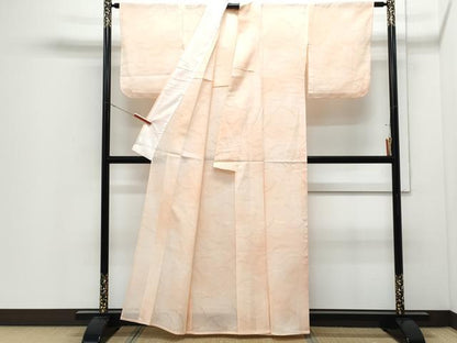 平和屋着物＊夏物　小紋　雪芝紋紗　暈し染め　正絹　逸品　CABI1582th