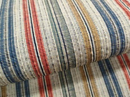 平和屋着物∴夏物　阿波しじら織　浴衣　縞　綿　逸品　CABI1585th