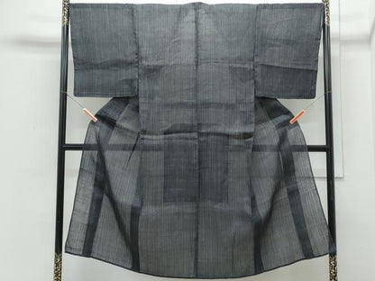 平和屋着物＊夏物　男性　上布　吉祥文　麻　逸品　CABI1586th