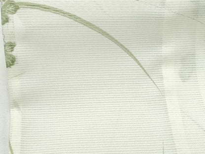 平和屋着物＊夏物　小紋　絽　草花文　洗える着物　CABI1599th