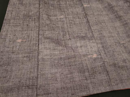 平和屋着物■上質な紬　幾何学文　正絹　逸品　CABI1606oy