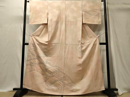 平和屋着物■訪問着　立波文　暈し染め　正絹　逸品　CABI1611oy