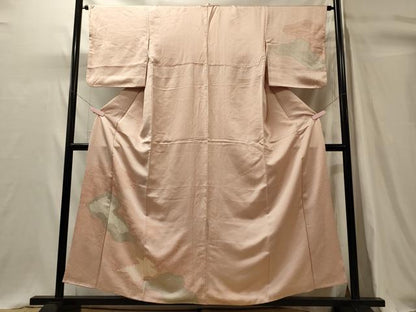 平和屋着物■訪問着　絞り　流水花文　正絹　逸品　CABI1618oy