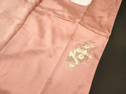 平和屋着物■訪問着　雪輪枝花文　暈し染め　金彩　正絹　逸品　未使用　CABI1620oy