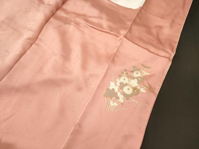 平和屋着物■訪問着　雪輪枝花文　暈し染め　金彩　正絹　逸品　未使用　CABI1620oy