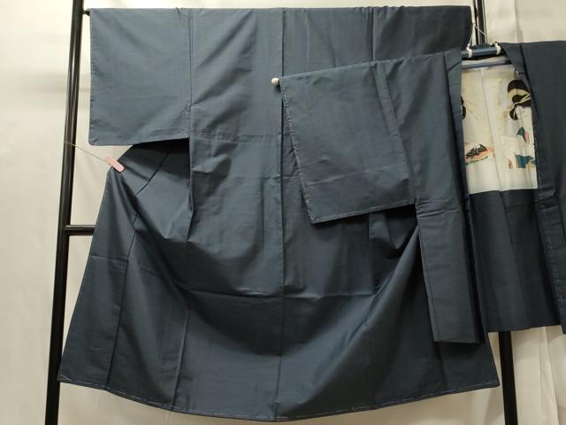 平和屋着物■男性　本場大島紬　アンサンブル　80亀甲　総詰め　正絹　逸品　未使用　CABI1621oy