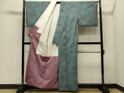 平和屋着物■上質な紬　霞文　正絹　逸品　CABI1644oy
