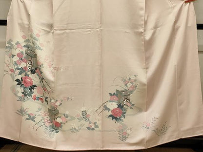 平和屋着物■訪問着　御所車花松文　暈し染め　正絹　逸品　CABI1653oy