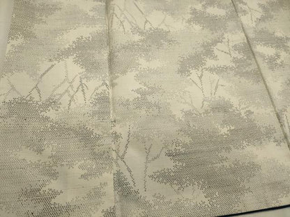 平和屋着物■上質な紬　草木文　正絹　逸品　CABI1655oy