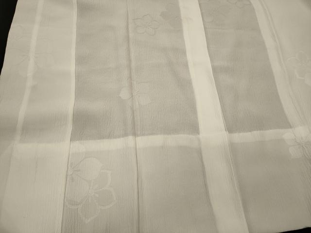 平和屋着物■長襦袢　無双仕立て　舞花地紋　正絹　逸品　未使用　CABI1656oy