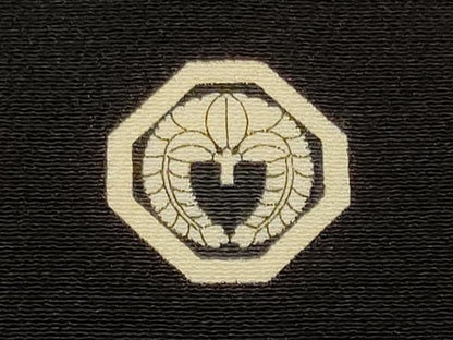 平和屋着物■豪華黒留袖　刺繍　組み紐飛鶴文　金彩　正絹　逸品　CABI1658oy