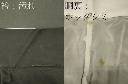 平和屋着物■豪華黒留袖　駒刺繍　吉祥飛鶴松文　暈し染め　金銀彩　正絹　逸品　CABI1691oy