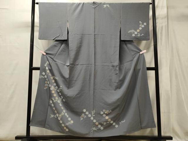 平和屋着物■訪問着　舞蝶花文　金彩　正絹　逸品　CABI1694oy