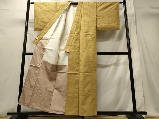 平和屋着物■上質な紬　霞文　正絹　逸品　CABI1702oy