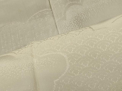 平和屋着物■長襦袢　無双仕立て　雲取り吉祥文　正絹　逸品　CABI1706oy
