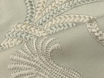 平和屋着物■色留訪問着　刺繍　組み紐　暈し染め　正絹　逸品　CABI1709oy