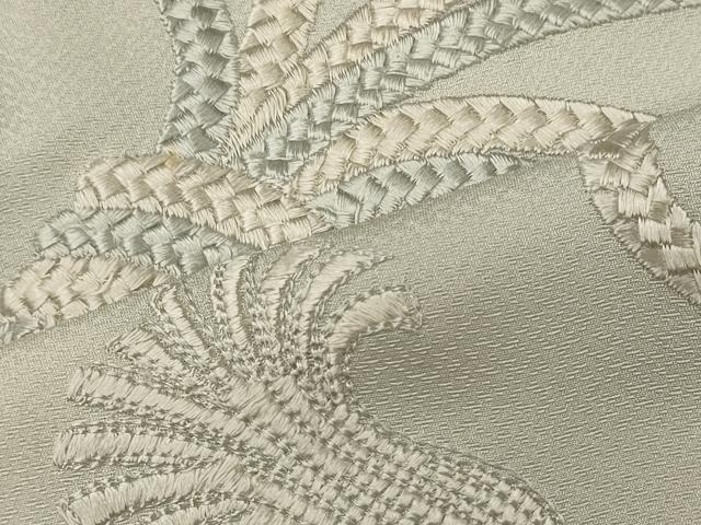 平和屋着物■色留訪問着　刺繍　組み紐　暈し染め　正絹　逸品　CABI1709oy