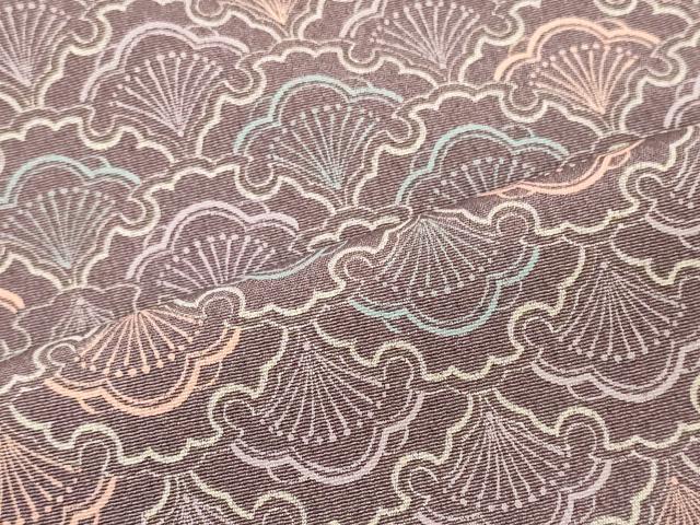 平和屋着物■上質な小紋　花青海波　正絹　逸品　CABI1715oy