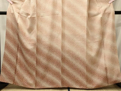 平和屋着物■訪問着　斜線文　暈し染め　正絹　逸品　CABI1729oy