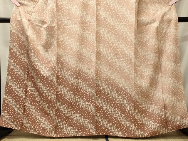 平和屋着物■訪問着　斜線文　暈し染め　正絹　逸品　CABI1729oy