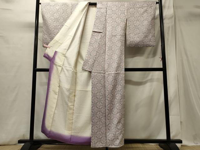 平和屋着物■上質な小紋　総絞り　丸文　正絹　逸品　CABI1740oy
