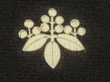 平和屋着物■豪華黒留袖　刺繍　吉祥松文　金糸　正絹　逸品　CABI1744oy