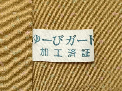 平和屋着物■訪問着　駒刺繍　枝垂れ桜文　暈し染め　金銀彩　正絹　逸品　CABI1748oy