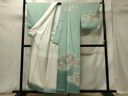 平和屋着物■訪問着　辻が花　絞り　暈し染め　正絹　逸品　CABI1749oy