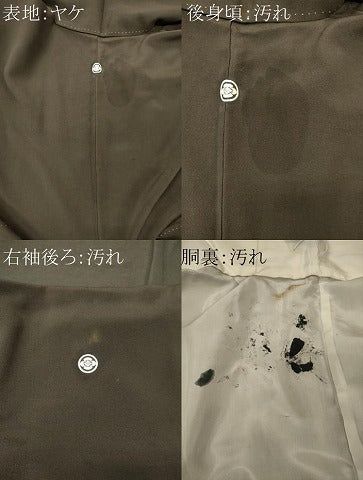 平和屋着物■豪華黒留袖　刺繍　枝花文　暈し染め　金銀彩　正絹　逸品　CABI1751oy