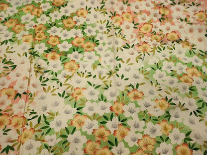 平和屋着物■豪華振袖　駒刺繍　草花文　暈し染め　金彩　正絹　逸品　CABI1752oy