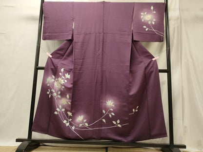 平和屋着物■訪問着　枝花文　暈し染め　正絹　逸品　CABI1757oy