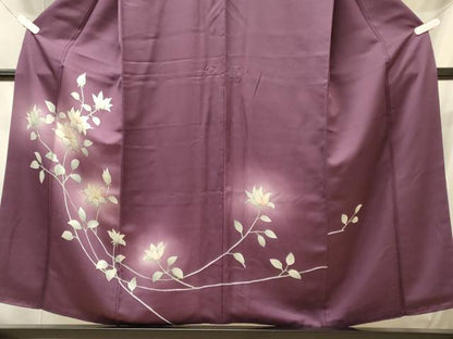 平和屋着物■訪問着　枝花文　暈し染め　正絹　逸品　CABI1757oy