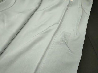 平和屋着物■上質な色無地　草花地紋　秘色色　正絹　逸品　未使用　CABI1783oy