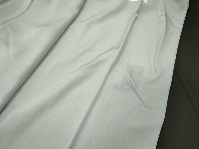 平和屋着物■上質な色無地　草花地紋　秘色色　正絹　逸品　未使用　CABI1783oy