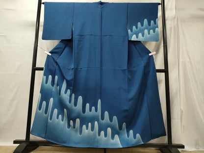 平和屋着物■訪問着　抽象文　暈し染め　正絹　逸品　CABI1788oy
