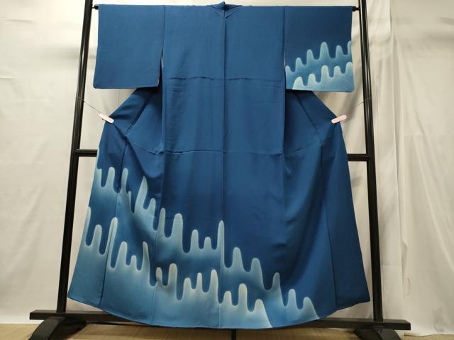 平和屋着物■訪問着　抽象文　暈し染め　正絹　逸品　CABI1788oy