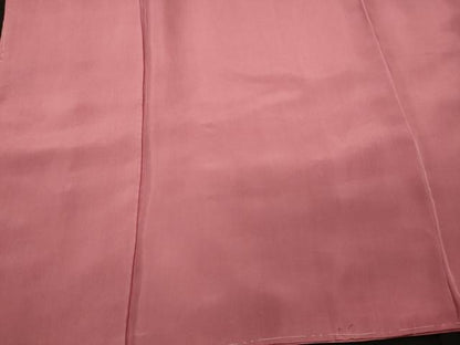 平和屋着物■上質な色無地　桃色　正絹　逸品　未使用　CABI1800oy