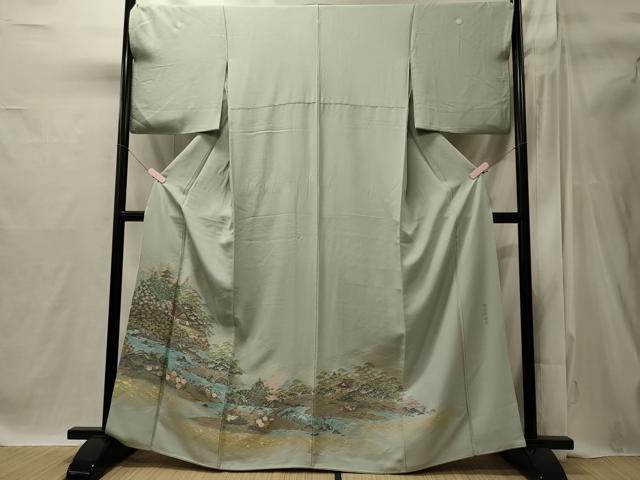 平和屋着物■豪華色留袖　寿光織　修学院離宮　金糸　正絹　逸品　CABI1801oy