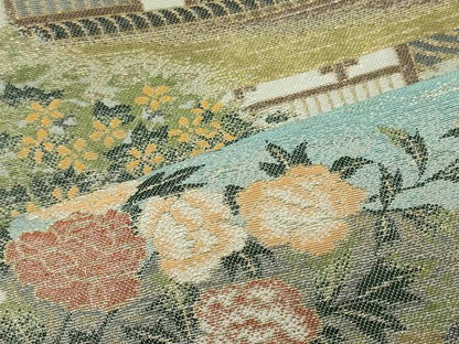 平和屋着物■豪華色留袖　寿光織　修学院離宮　金糸　正絹　逸品　CABI1801oy