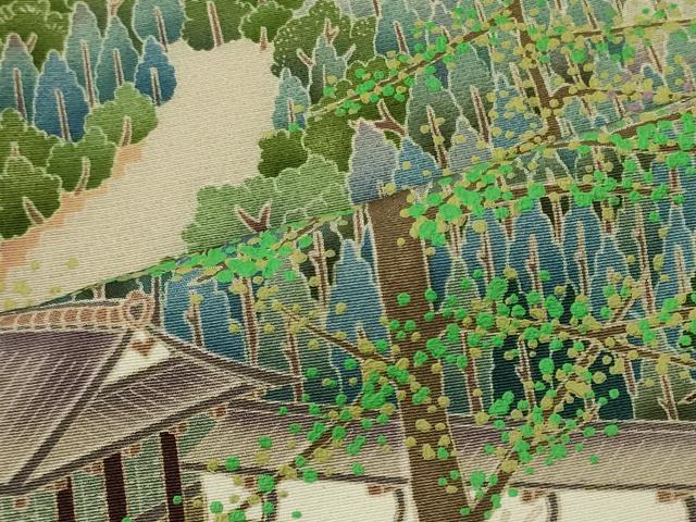 平和屋着物■豪華色留袖　遠山風景文　暈し染め　正絹　逸品　CABI1803oy