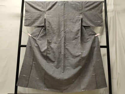 平和屋着物■上質な紬　抽象文　正絹　逸品　CABI1806oy