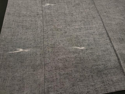 平和屋着物■上質な紬　抽象文　正絹　逸品　CABI1806oy